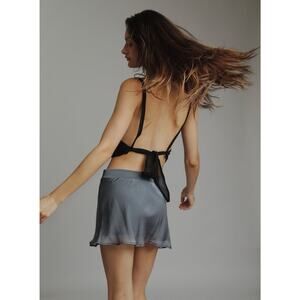 Enduring Kairos The Chèrie skirt - Oceano Blue Grey Mini L